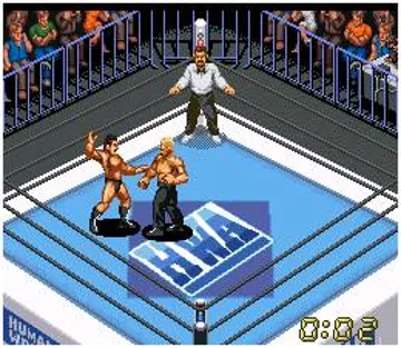 Super Fire Pro Wrestling X (Japan) screen shot game playing